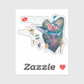 熱帯招待状 シール (シート)