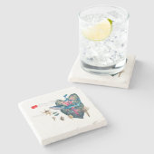 熱帯招待状 ストーンコースター (横)