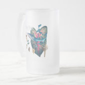 熱帯招待状 フロストグラスビールジョッキ (正面左)