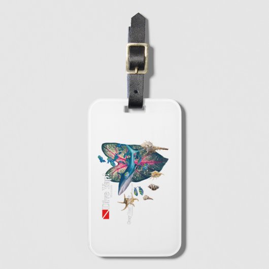 熱帯招待状 ラゲッジタグ (正面縦)