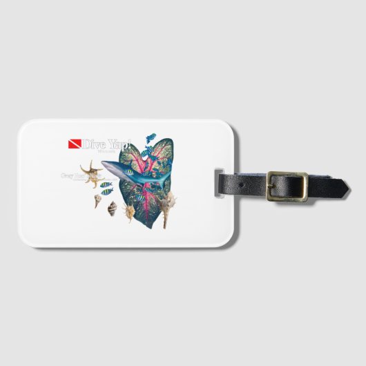 熱帯招待状 ラゲッジタグ (正面横)