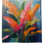 熱帯振動 シャワーカーテン (正面)