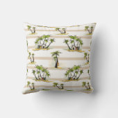 熱帯掘っ建て小屋およびやし クッション (裏面)