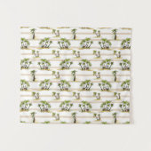 熱帯掘っ建て小屋およびやし タペストリー (正面(横))