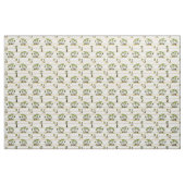 熱帯掘っ建て小屋およびやし ファブリック (ファットクウォーター)