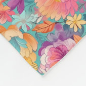 熱帯教えの君は流れに乗る フリースブランケット (角)