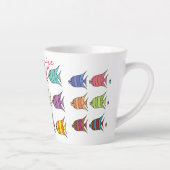 熱帯数々の魚サンダーコーブ カフェラテマグ (右)