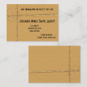 熱帯旅行会社の名刺 名刺 (正面/裏面)