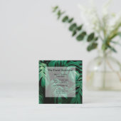 熱帯旅行専門テーマ スクエア名刺 (スタンド正面)