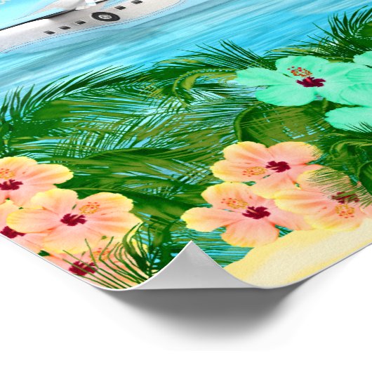 熱帯旅行 ポスター (角)