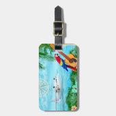 熱帯旅行 ラゲッジタグ (正面縦)
