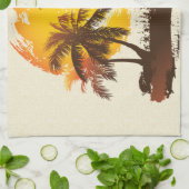 熱帯日曜日 キッチンタオル (折り畳み)