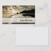 熱帯日没の名刺 名刺 (正面/裏面)