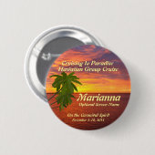 熱帯日没の巡航の名前入りの記章 缶バッジ (正面&裏面)