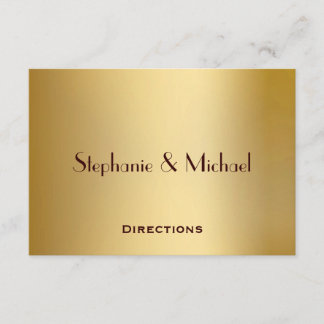 熱帯日没の結婚式の方向カード エンクロージャーカード