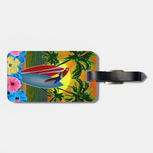 熱帯日没 ラゲッジタグ (裏面横)