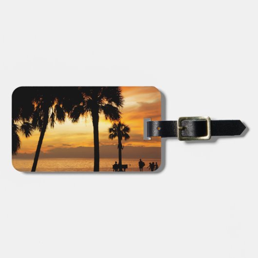 熱帯日没 ラゲッジタグ (正面横)