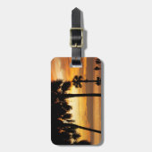 熱帯日没 ラゲッジタグ (正面縦)