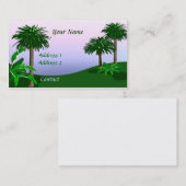 熱帯景観の名刺 名刺 (正面/裏面)