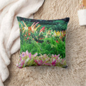 熱帯景観 クッション (ブランケット)