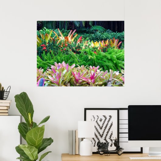 熱帯景観 ポスター (ホームオフィス)