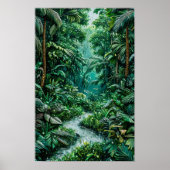 熱帯景観 ポスター (正面)