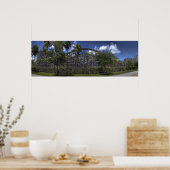 「熱帯木製コースター」のポスター ポスター (キッチン)