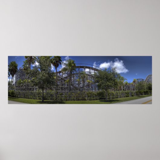 「熱帯木製コースター」のポスター ポスター (正面)