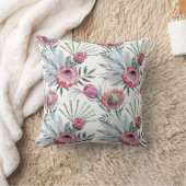 熱帯枕(白い) クッション (ブランケット)