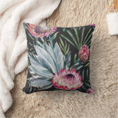 熱帯枕(黒) クッション (ブランケット)