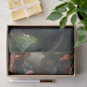 熱帯林のデコプア愛の鳥 薄葉紙 (ギフト)