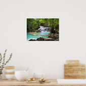 熱帯林の流れ ポスター (キッチン)