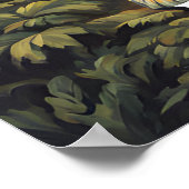 熱帯林の野生のトラヴィンテージ ポスター (角)