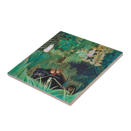 熱帯林の野生動物 タイル (側面)