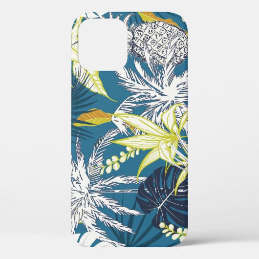 熱帯林カラフル:手描き。 Case-Mate iPhoneケース (裏面)