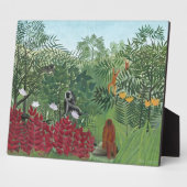 熱帯林サルと1910 (キャンバス上の油) フォトプラーク (側面)