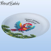 熱帯林ジャングルマコーサファリオウム ペーパープレート