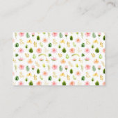 熱帯林フローラ結婚登録簿 エンクロージャーカード (裏面)