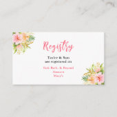 熱帯林フローラ結婚登録簿 エンクロージャーカード (正面)