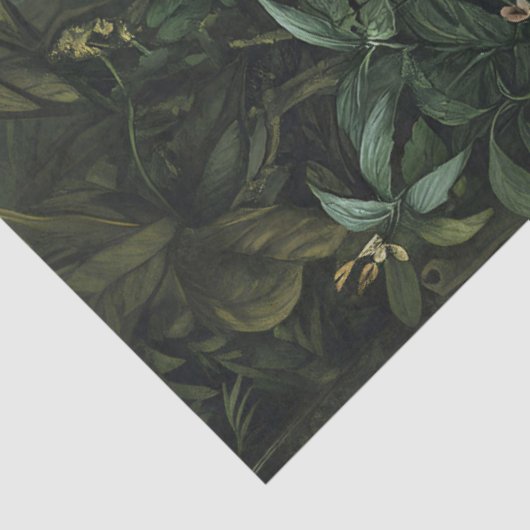 熱帯林鮮やかの切り離し 薄葉紙 (詳細)