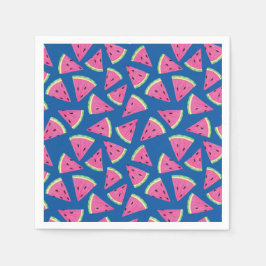 熱帯果実スイカ模様 スタンダードカクテルナプキン