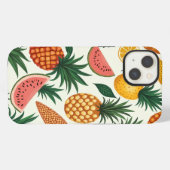 熱帯果実デザインiphone 13ケース iPhoneケース (裏面横)