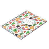 熱帯果実パイナップルの花 |フォトノートブック ノートブック (左側)