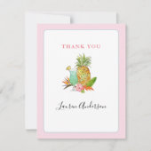 熱帯果実ブライダルシャワーサンキューカード 招待状 (正面)