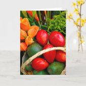 熱帯果実 カード (黄色い花)