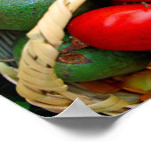 熱帯果実 ポスター (角)