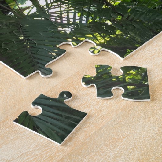 熱帯森林を通る通路、カウアイ島、ハワイ ジグソーパズル (側面)