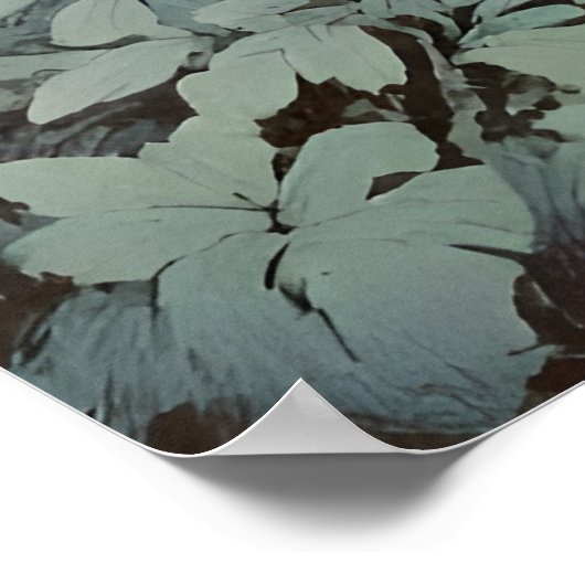 熱帯森林野生動物タイガーヴィンテージ ポスター (角)