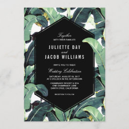 熱帯植林地デスティネーションウェディング招待状 招待状