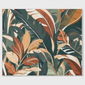 熱帯植物が鳥観察に贈る|過去記事 ラッピングペーパー (フラット)